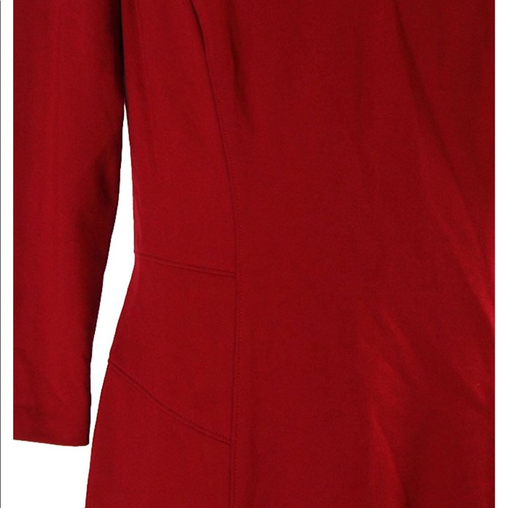 Lauren Ralph Lauren Red Sheath Dress Size 10 NWT - Picture 4 of 4